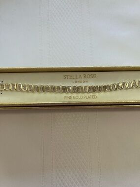 NEW Stella Rose gold plated tennis bracelet. Box included perfect gift